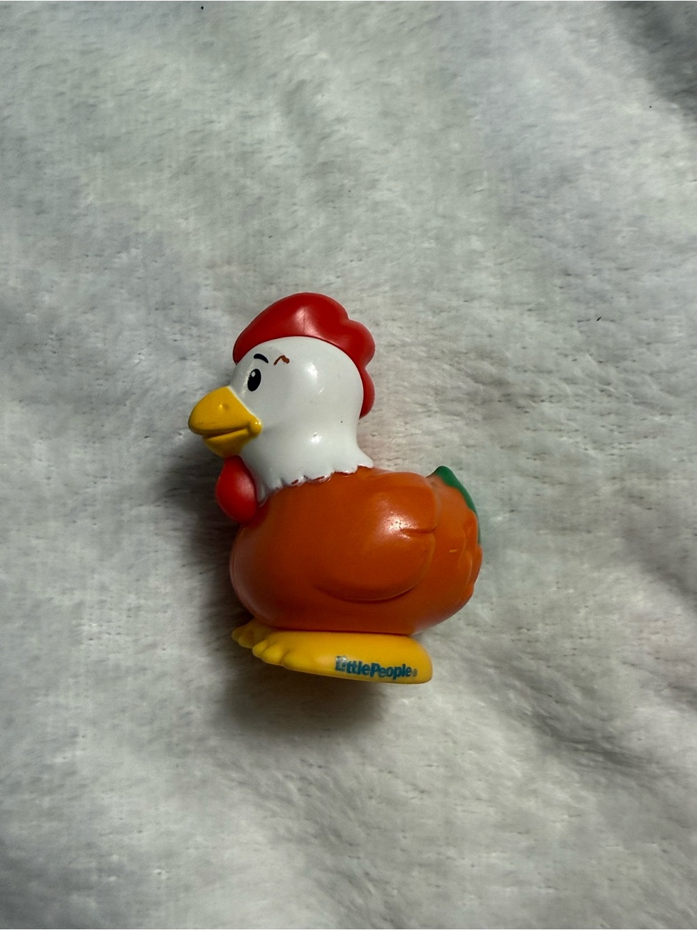 Fisher-Price Little People Orange Chicken Figure with Red Comb